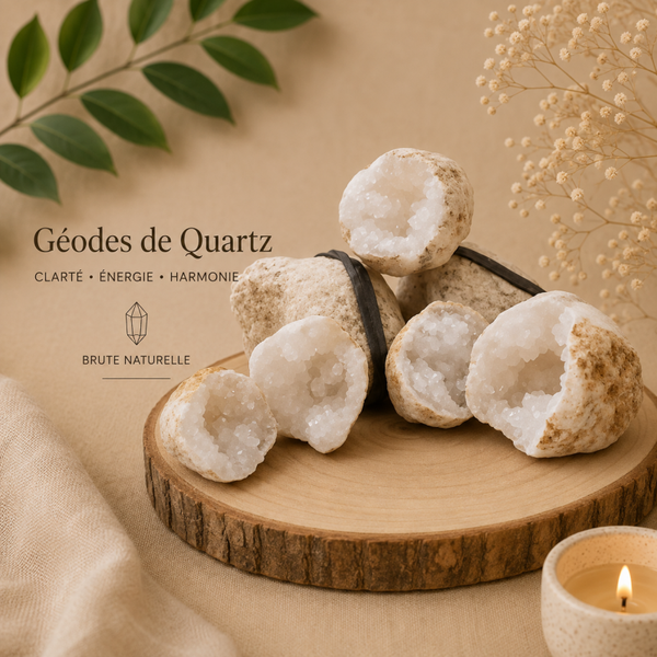 Géode de Quartz – Brute naturelle