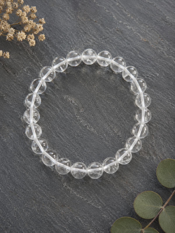 Bracelet Cristal de roche 💎Le Maître de Lumière