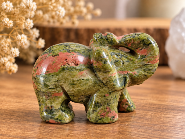 Unakite, éléphant