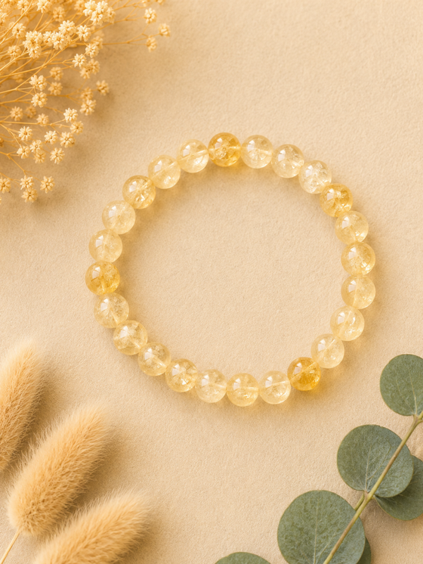 ☀️ Bracelet Enfant – Citrine • Joie & Confiance