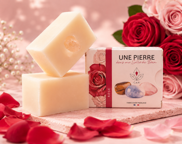 Savon naturel Rose