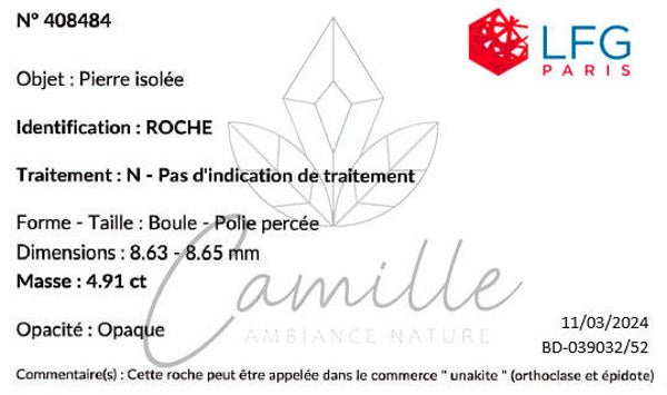 Rapports d'authenticités