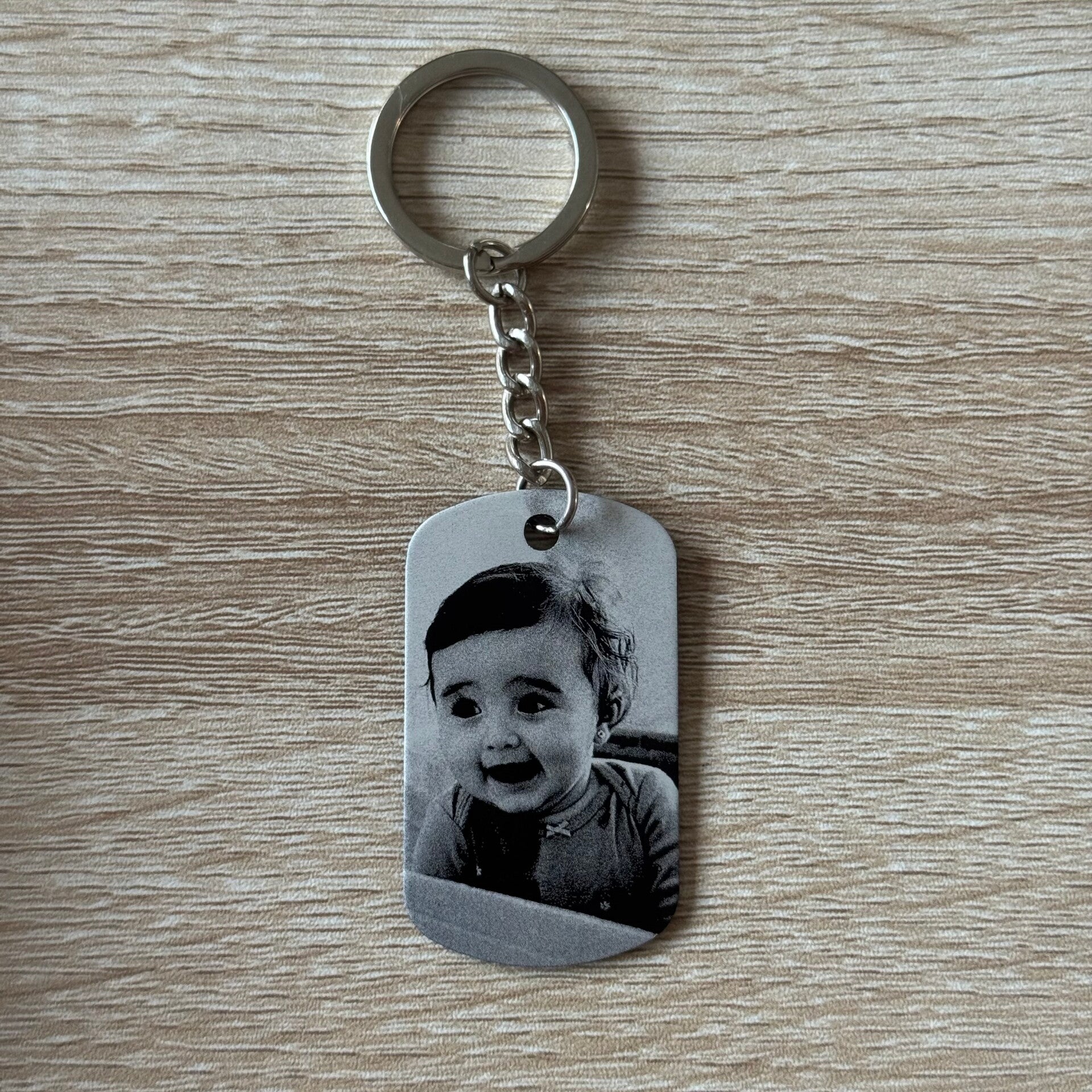 Porte-clé gravure photo