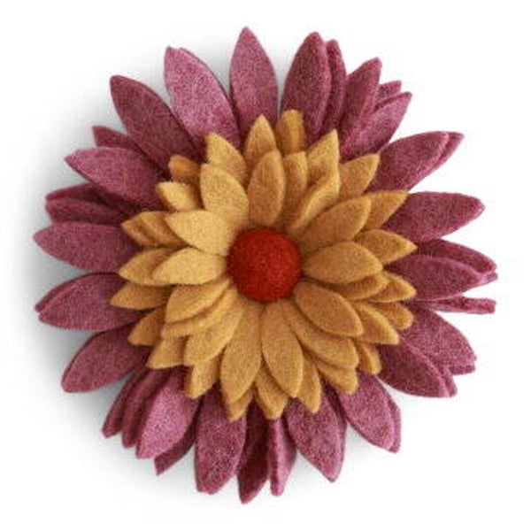Muurbloem vilt - Gerbera