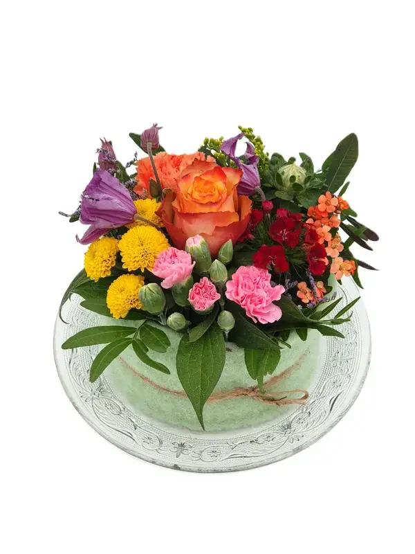 Blije Dag - Bloementaart 15 cm