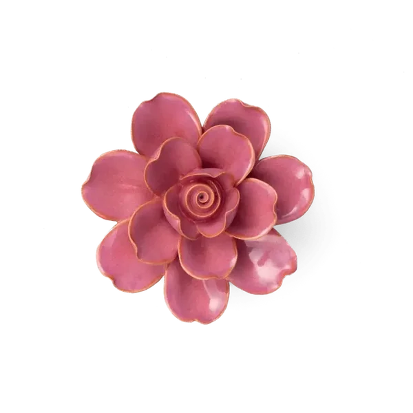 Keramieken Bloem - Gardenia - Roze