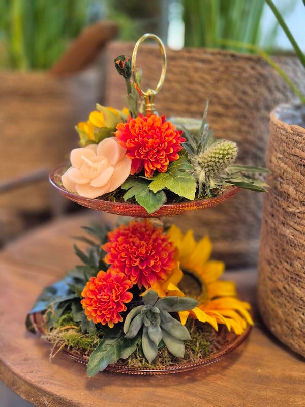 Bloemenetagère - 2-laags