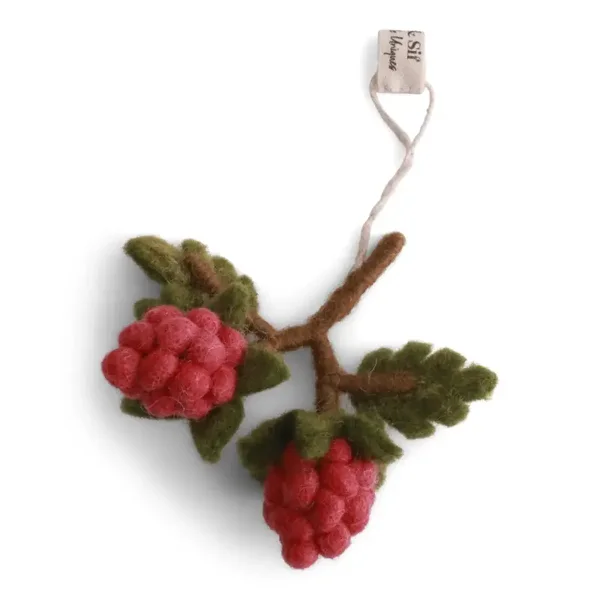 Gry & Sif vilten hanger - Framboos