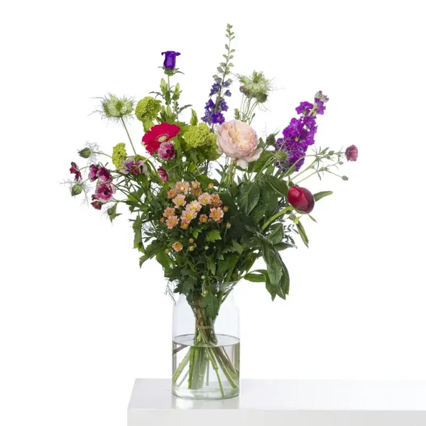 Plukboeket (paars/roze/zalm)