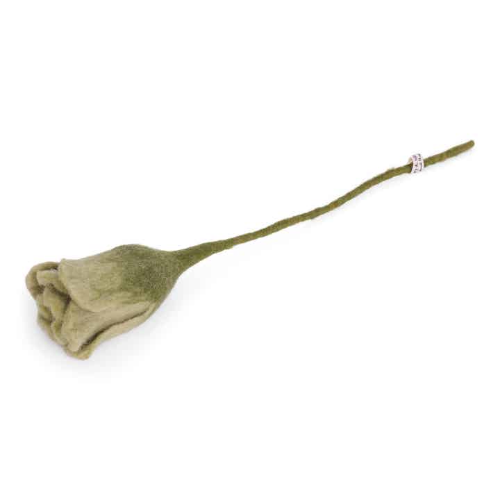 Tulp vilt - mint groen