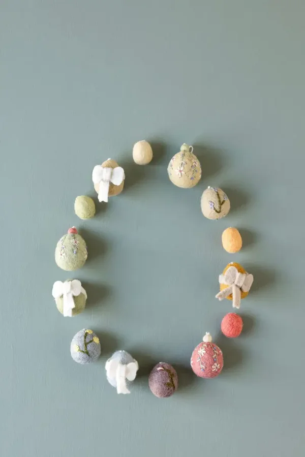 Mini eitjes - set van 8 (hangers)