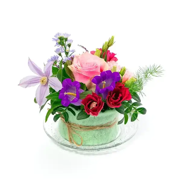 Klein Geluk - Bloementaart 9 cm