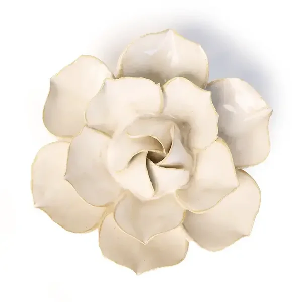 Keramieken Bloem - Narcis - Ivoor