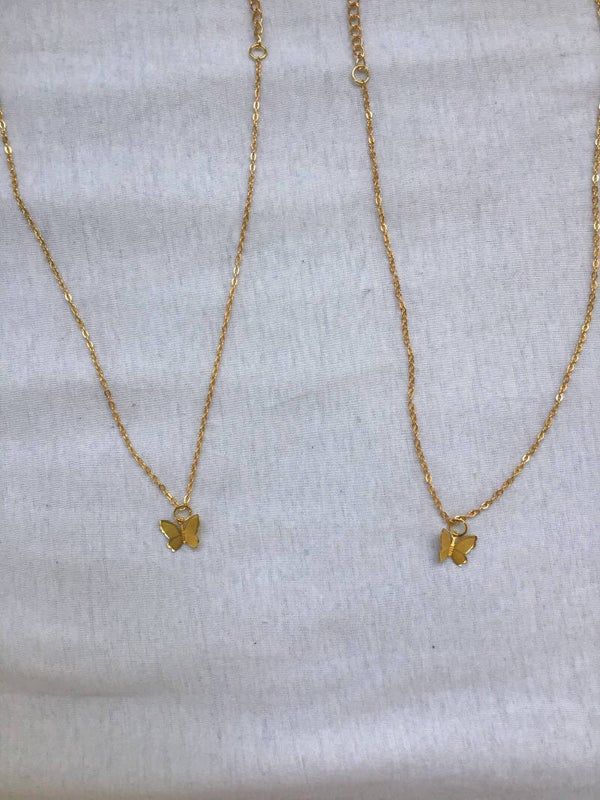 Necklace butterfly once