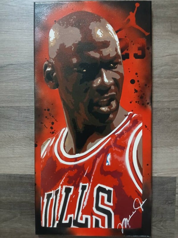 Michael Jordan ORIGINAL Painting. 12x24