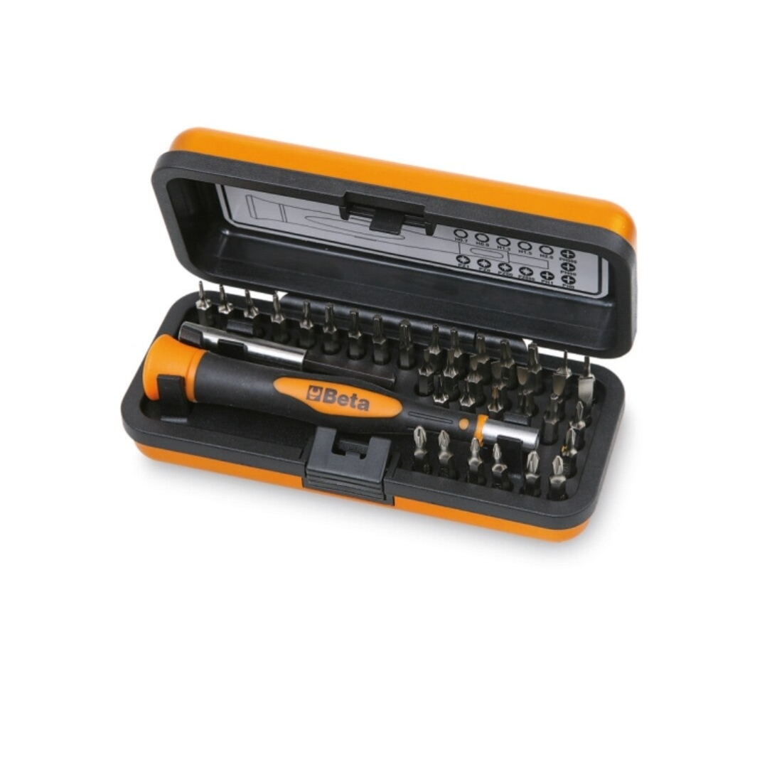 Microschroevendraaier met verwisselbare bits