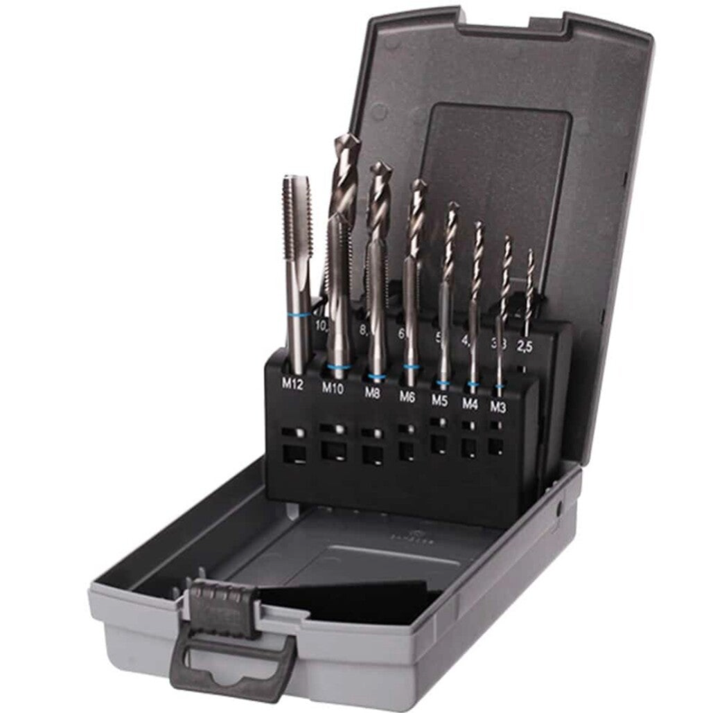 Labor Machinetapset HSS-G doorlopende gaten 14-delig