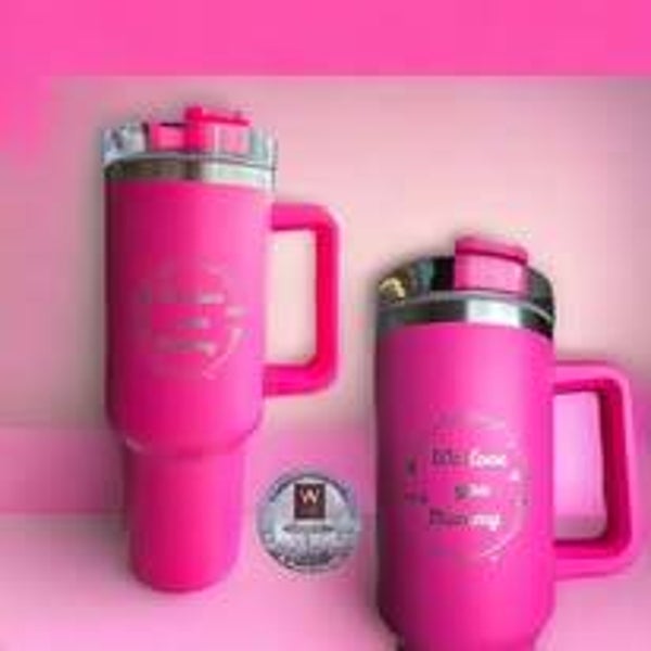 Personalised 40oz tumbler with handle