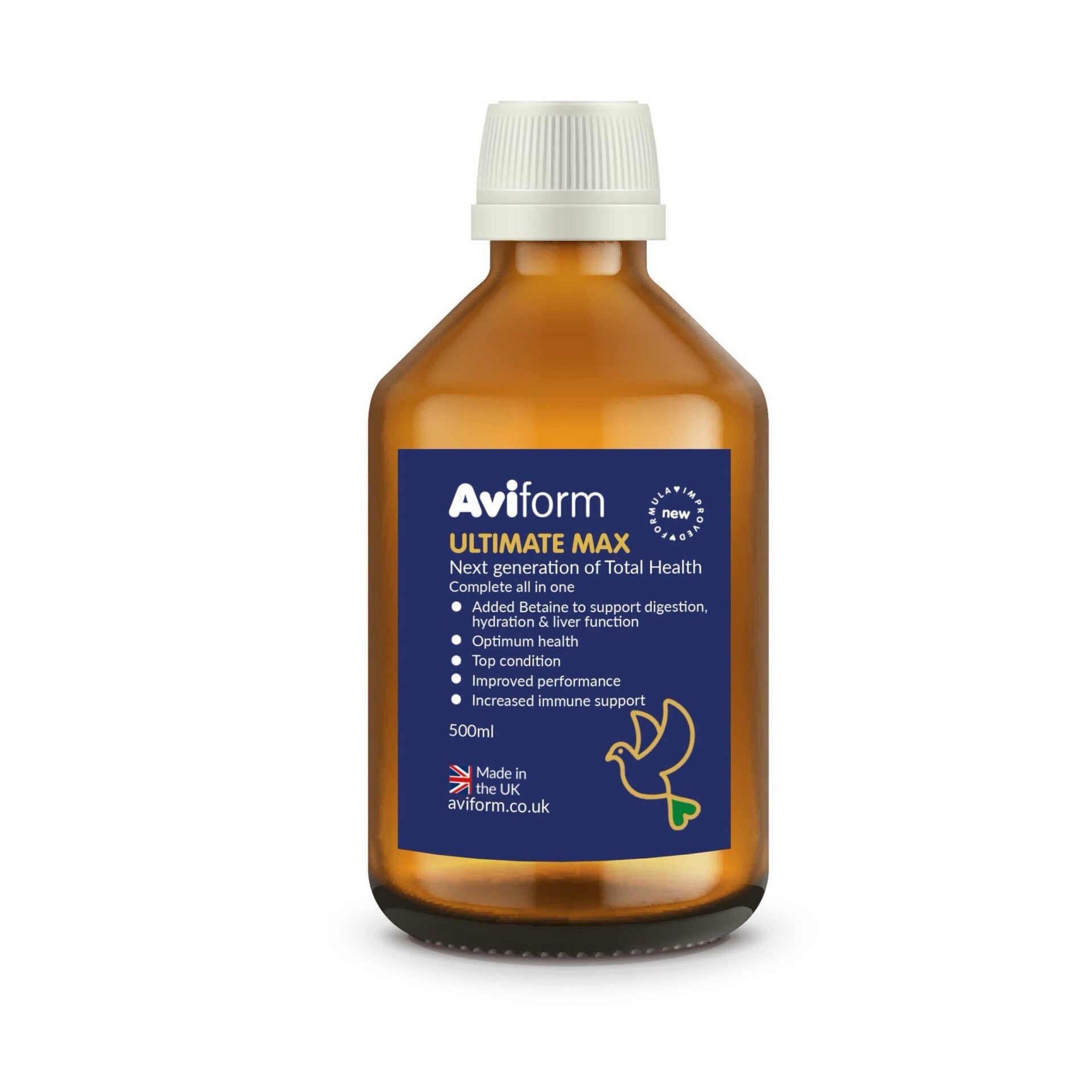 Aviform | ULTIMATE MAX 11 IN 1 Complete Vitamin Supplement for Racing Pigeons