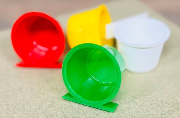 Polmark Premium | 70mm Nest Box / Show Pen Cups Pigeons, Small Birds