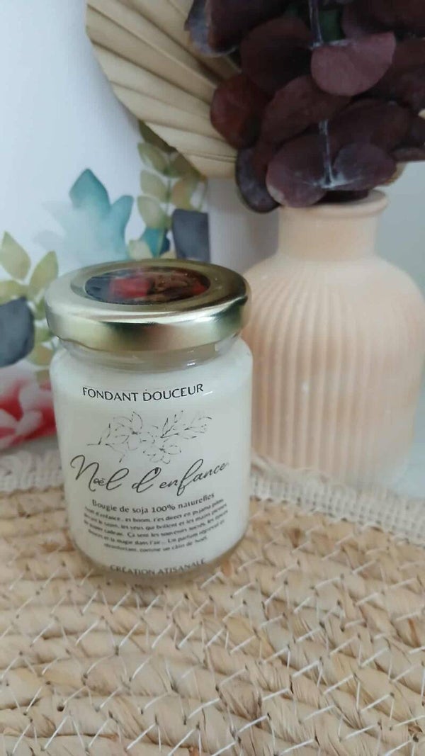 Bougie  Noël d’enfance