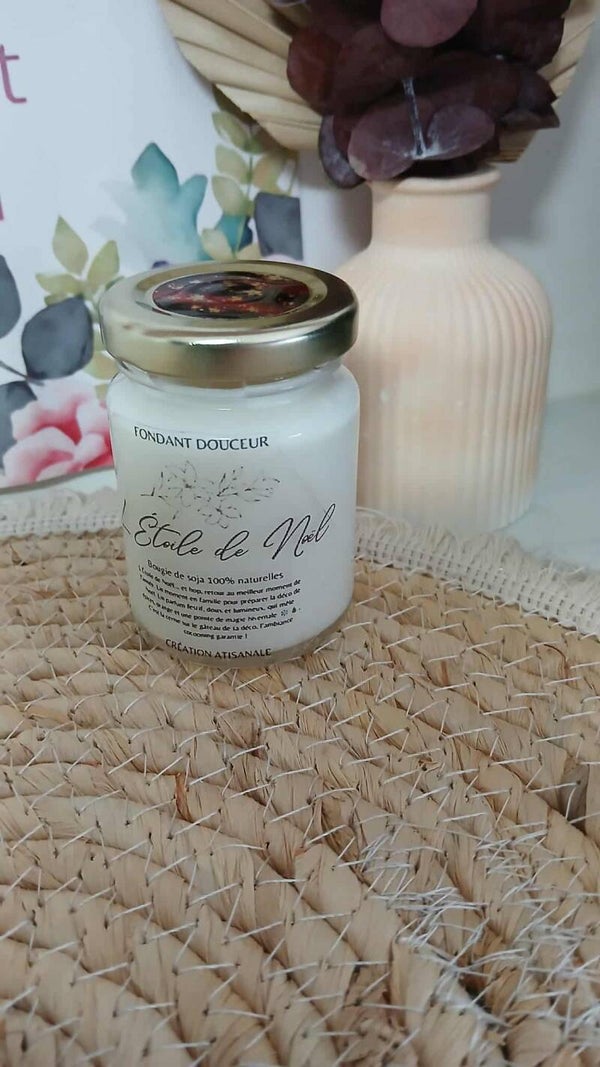 Bougie Étoile de Noël