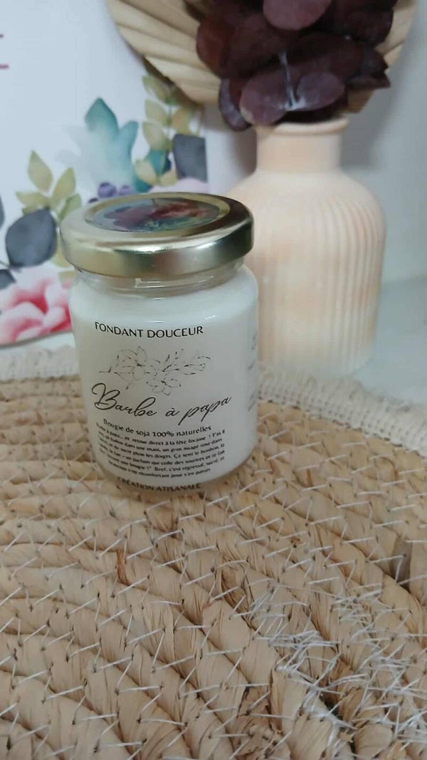 Bougie  Barbe à papa