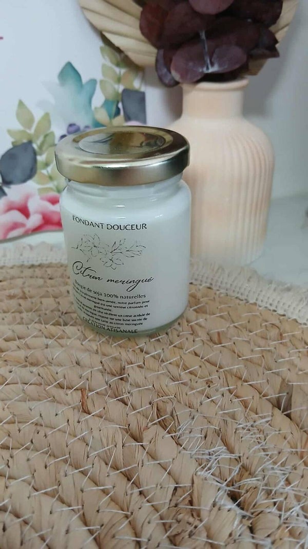 Bougie Citron meringué