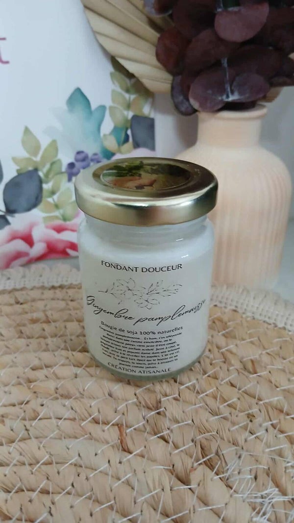 Bougie Gingembre & pamplemousse