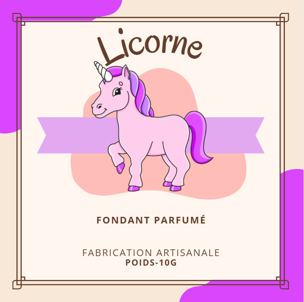 Fondant Licorne