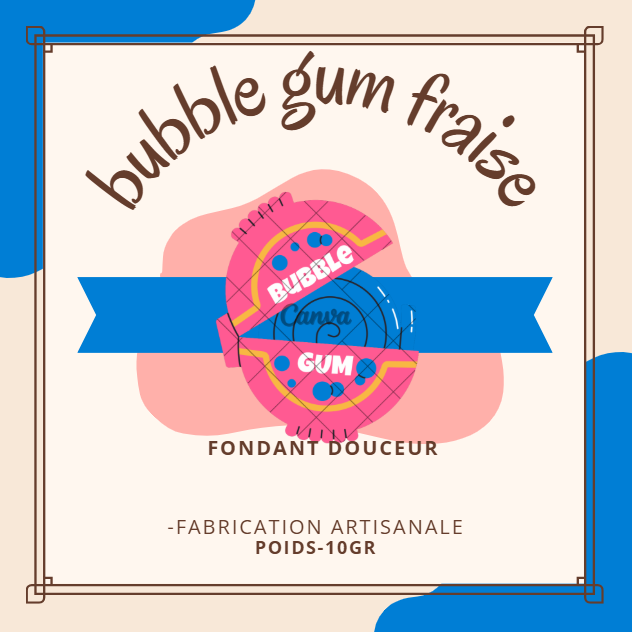 Bubble gum Fraise