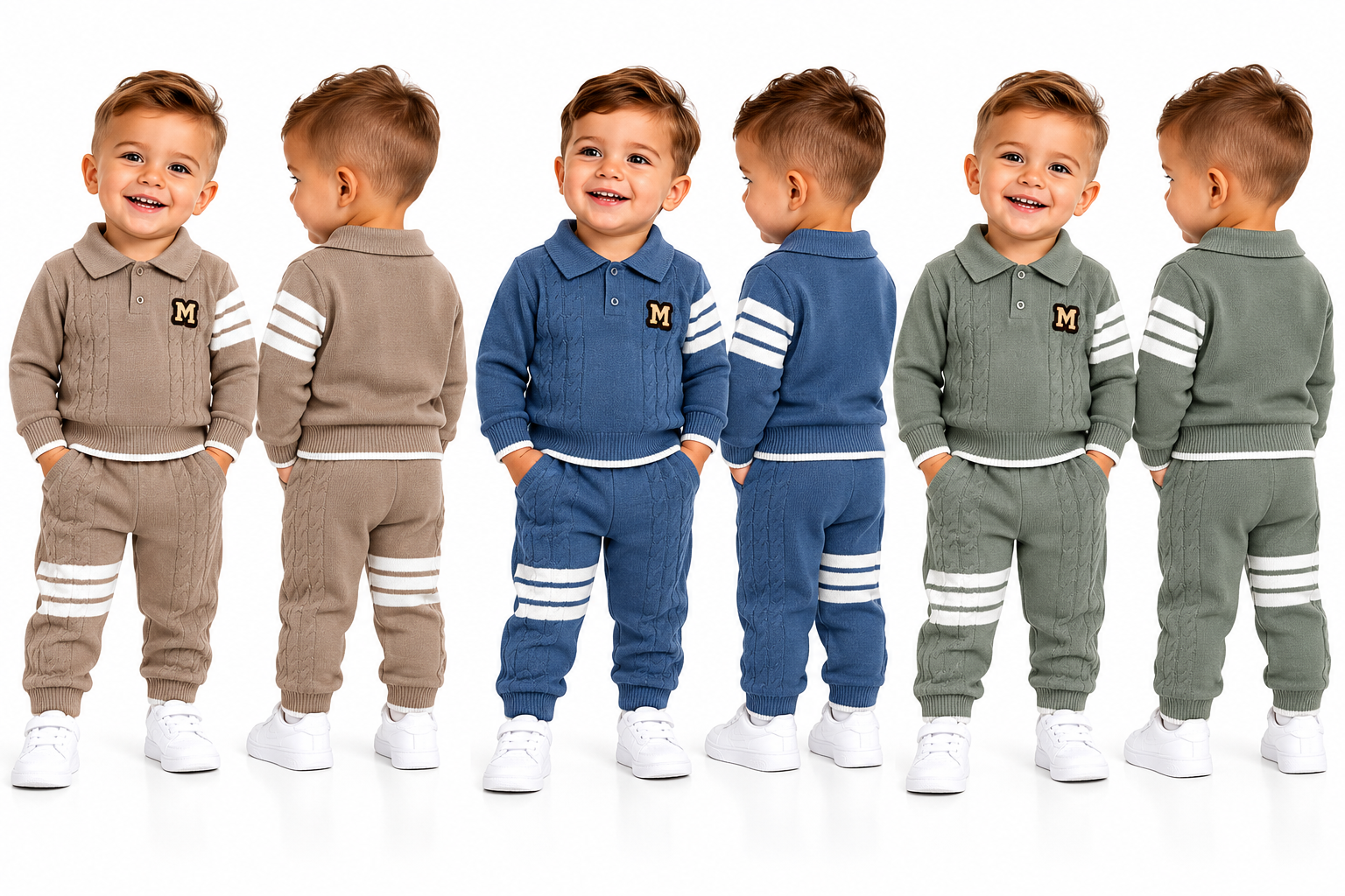 Gebreide Babyset