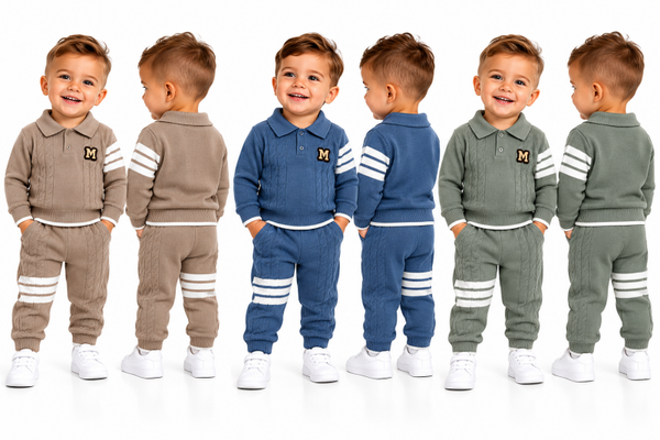 Gebreide Babyset
