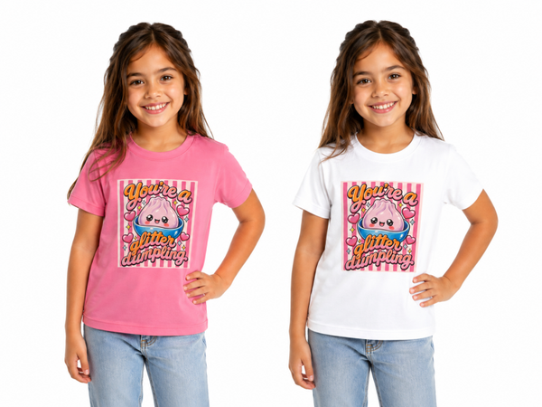 Schattige Glitter Dumpling T-shirts