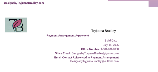 Payment Arrangement (Read Description)