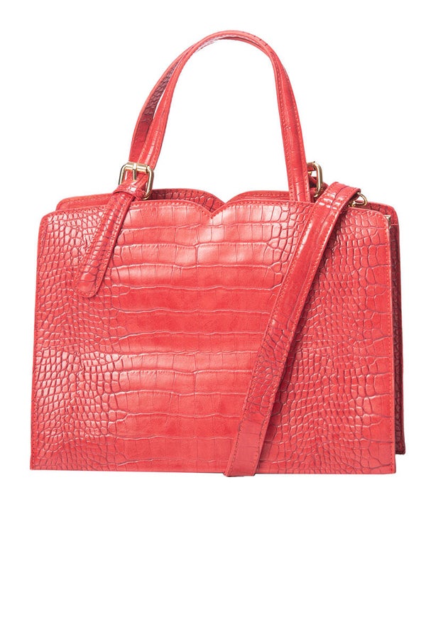 handtas Indiscreet (rood) retro