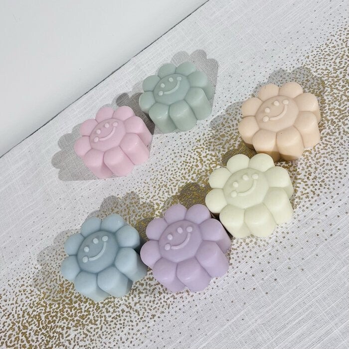 kaarsje Smiley bloemetje