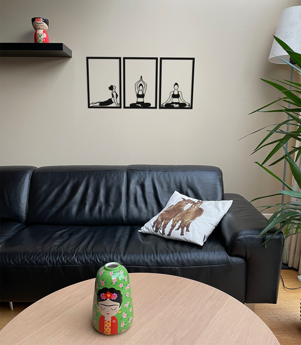 Yoga Handgemaakte Muurdecoratie