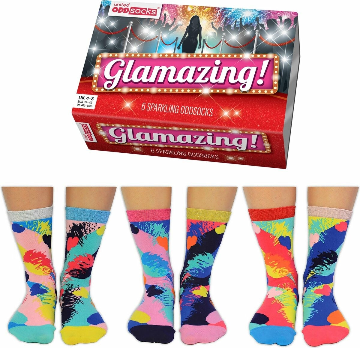 set van 3 paar sokken/kousen Glamazing