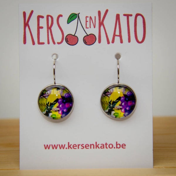 oorbellen Vogel 06 (zilverkleurig)