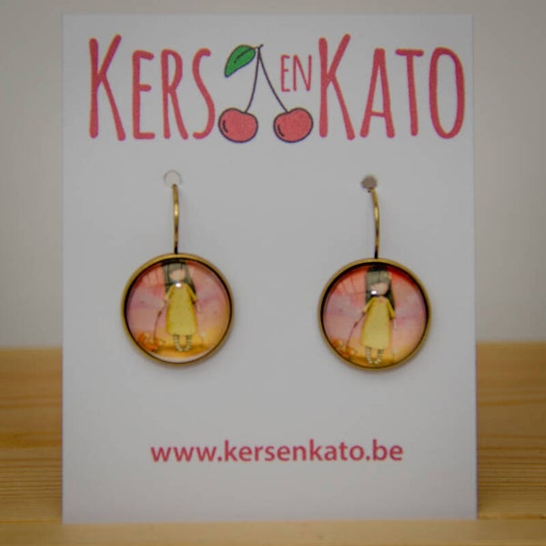 oorbellen Meisje 03 (oudbrons)