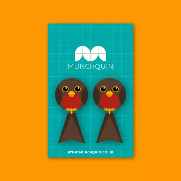 oorbellen Roodborstje (hang)