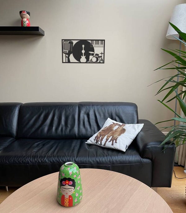 Handgemaakte Muurdecoratie Liefde voor muziek Combo