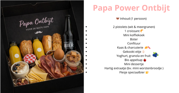 VADERDAG – “Papa Power Ontbijt” (1 persoon)