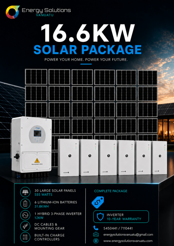 16.6 KW SOLAR PACKAGE