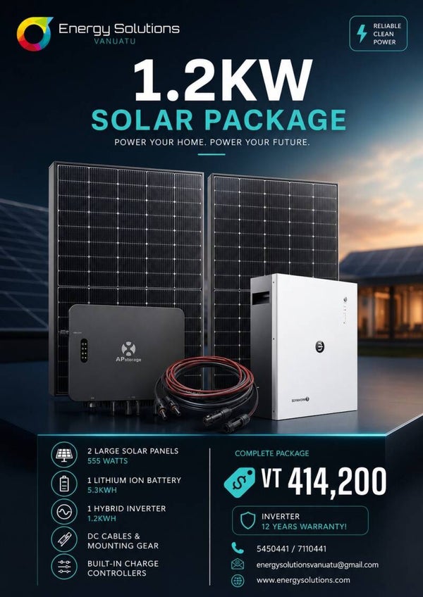 1.2 KW SOLAR PACKAGE
