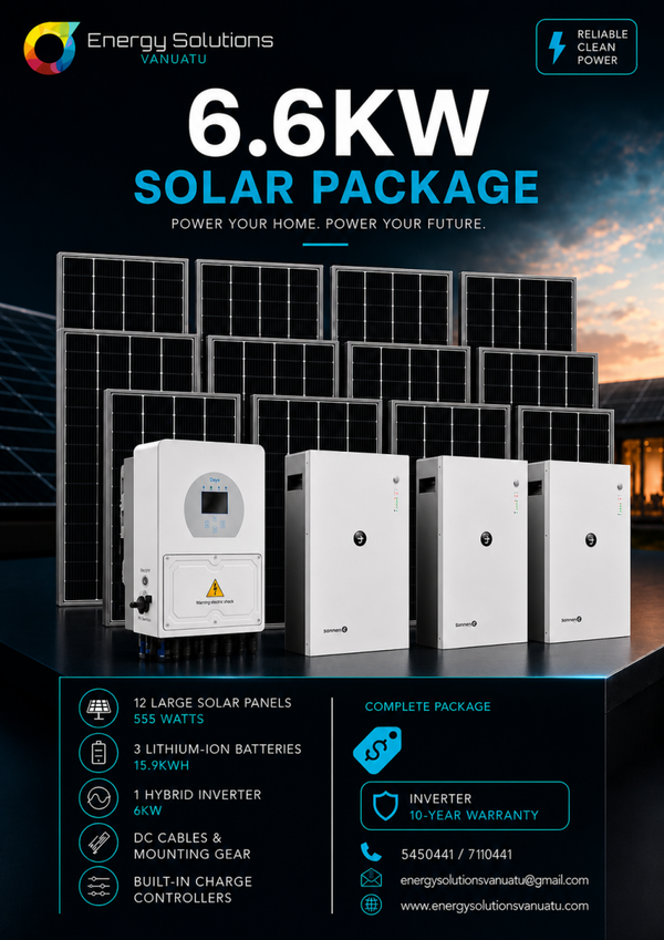 6.6 KW SOLAR PACKAGE