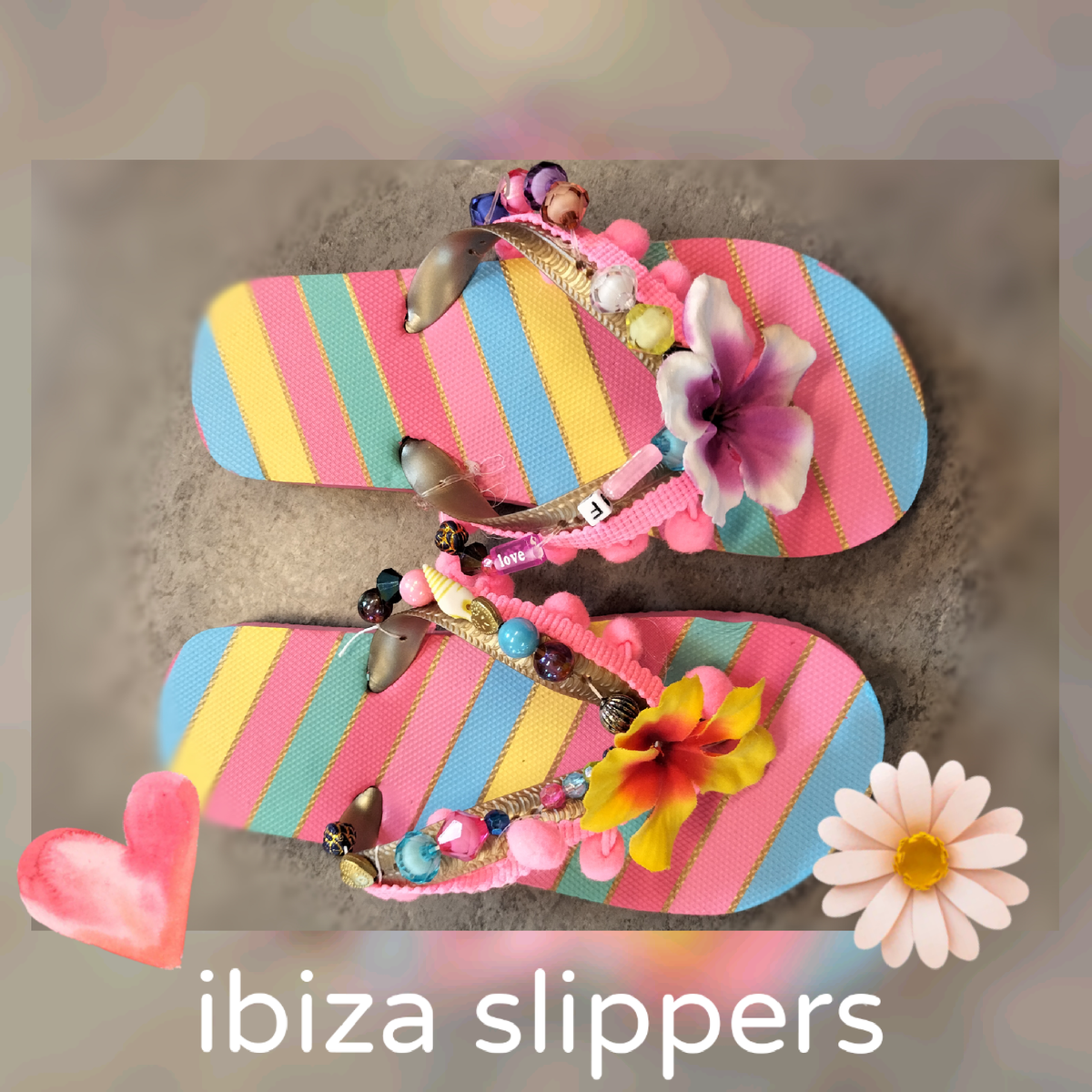 Ibiza slippers Kinderfeestjes SterrePracht
