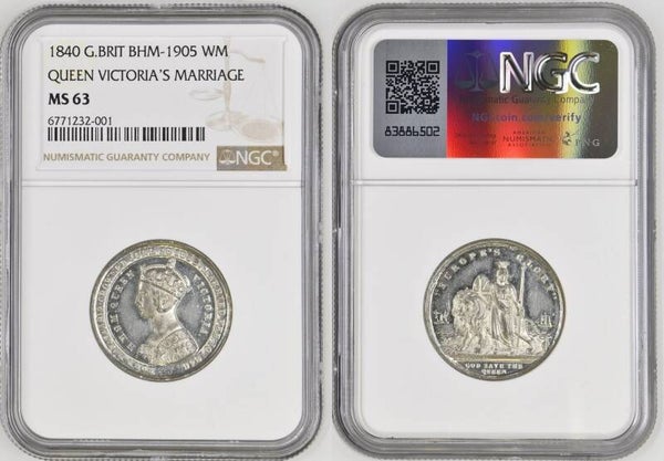 Great Britain WM medal 1905 EUROPE'S GLORY NGC MS 63