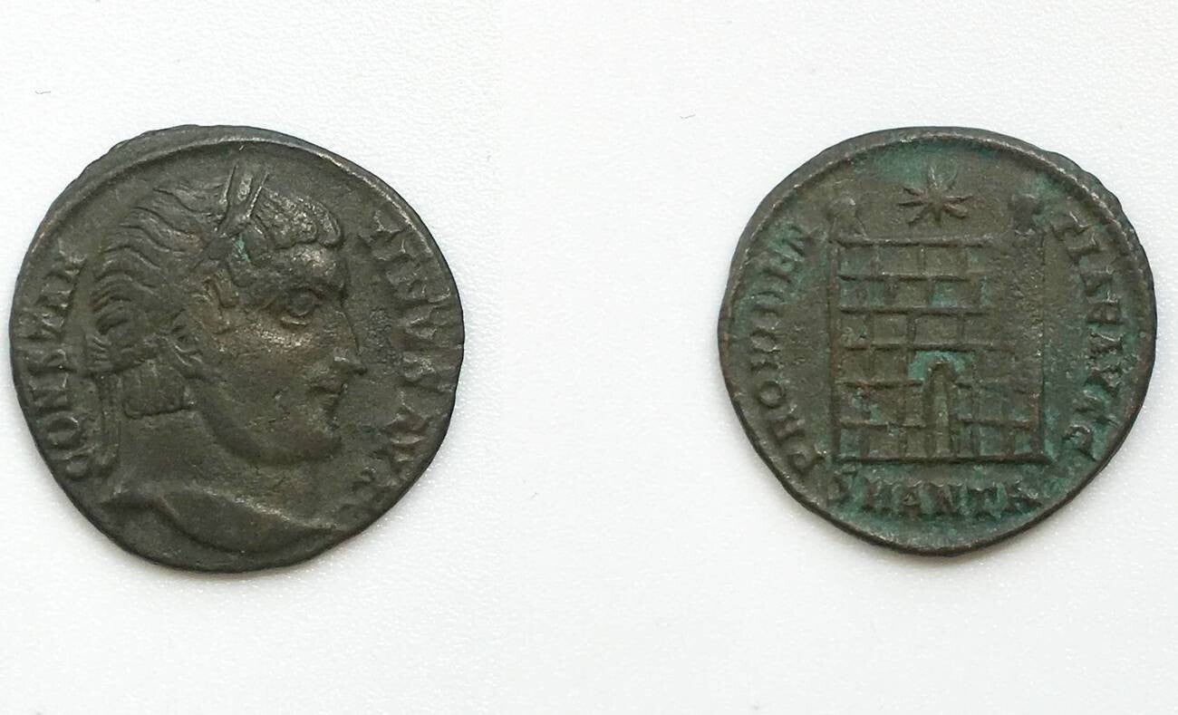 Roman Empire, Constantine I AE Follis (AD 307-337) Antioch, VF